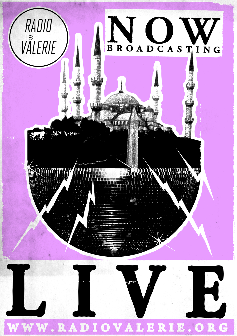 Radio Valarie - Live Similcast Poster - Feb 2012
