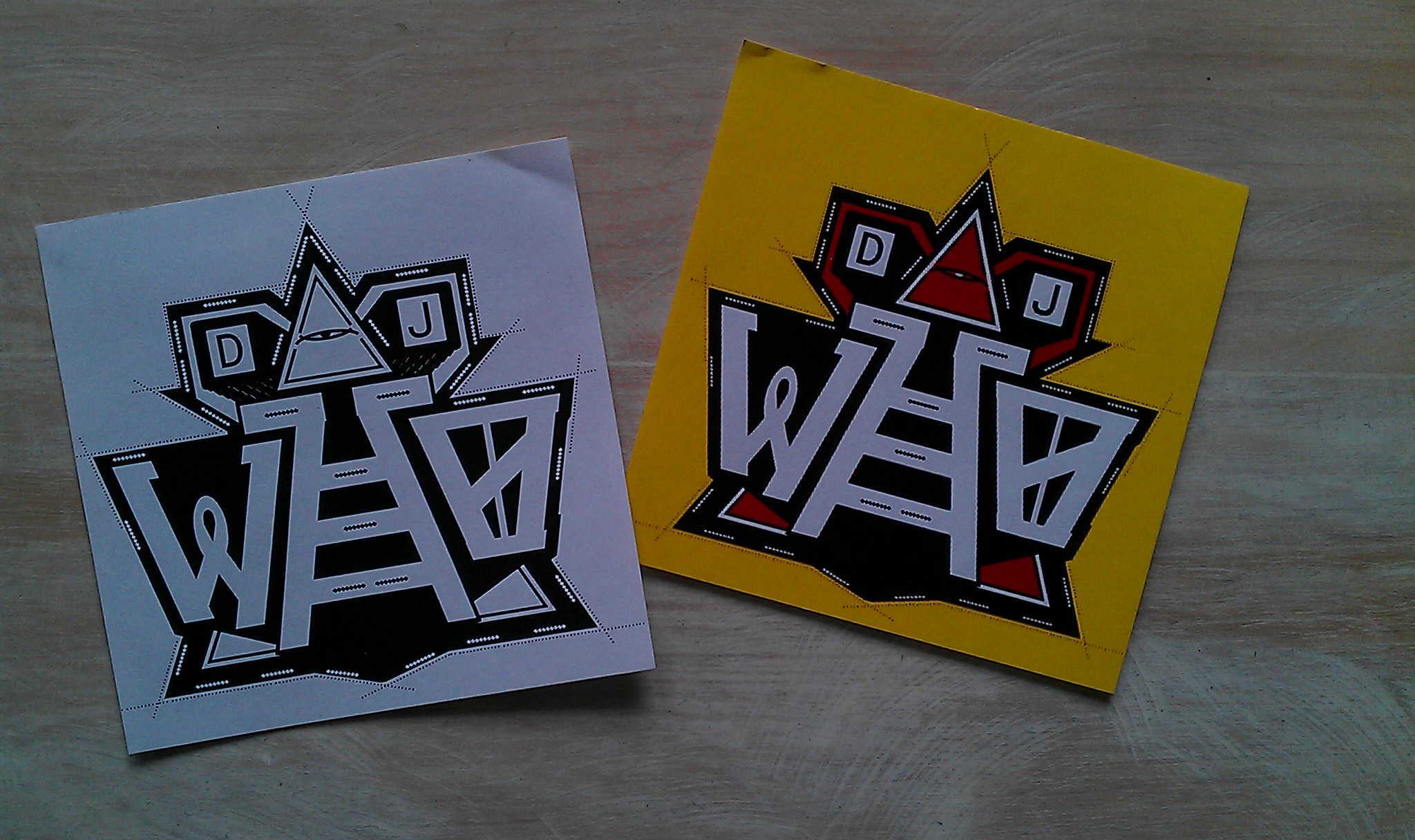 DJ WHO - LOGO STICKERS