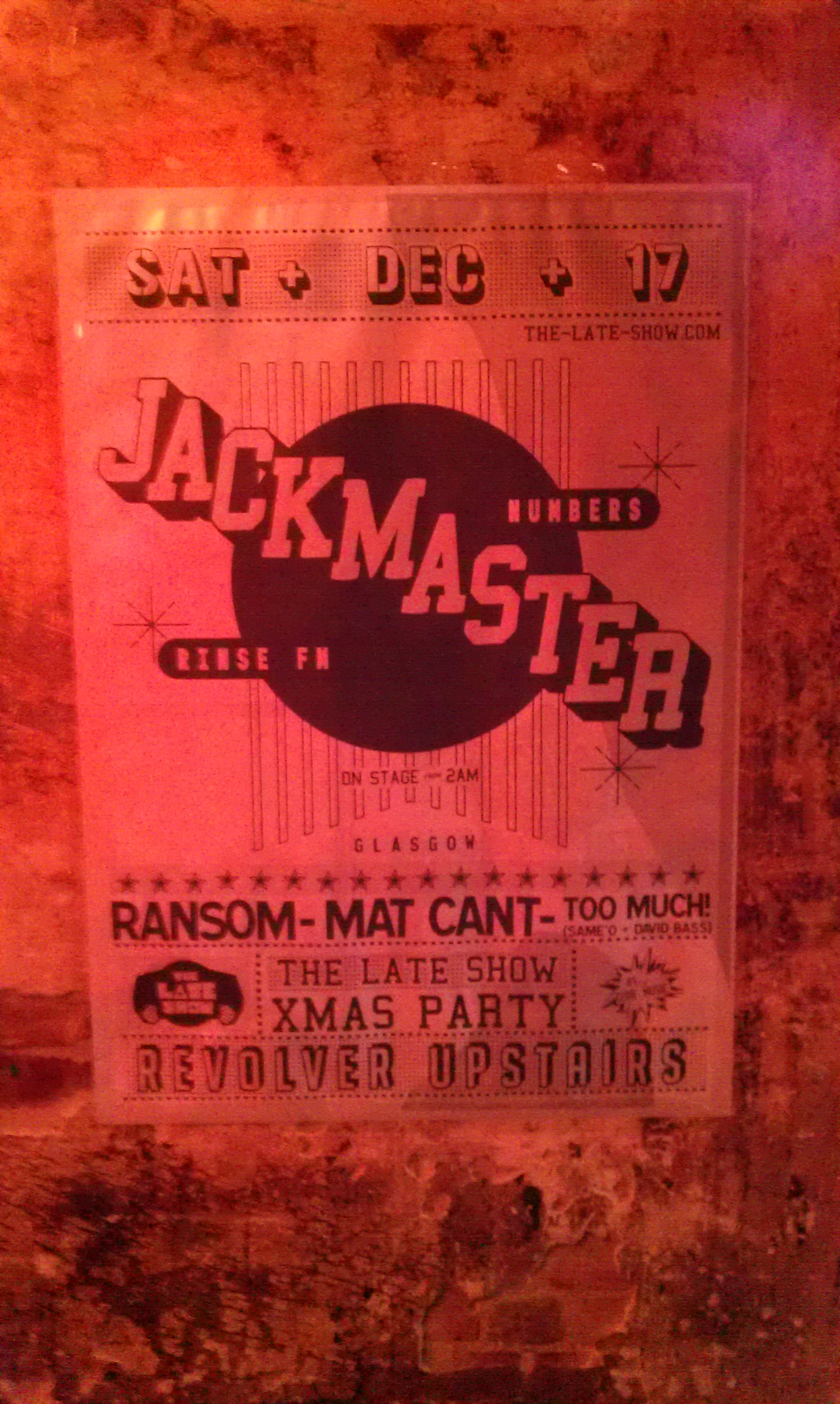 Jackmaster - BnW - Poster - 2