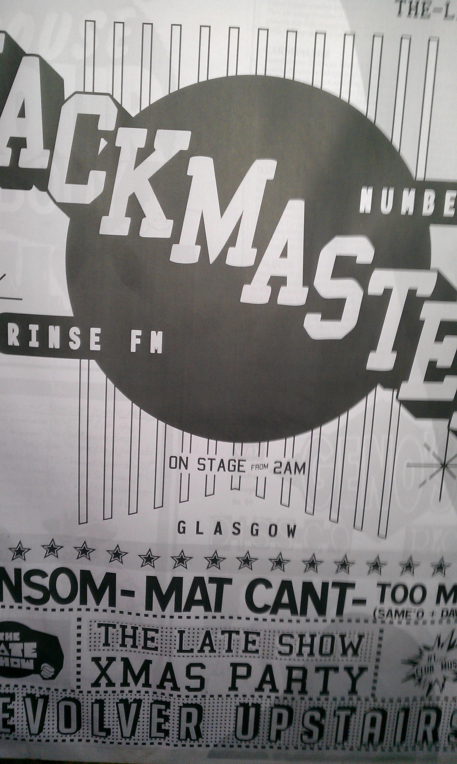 Jackmaster - BnW - Poster