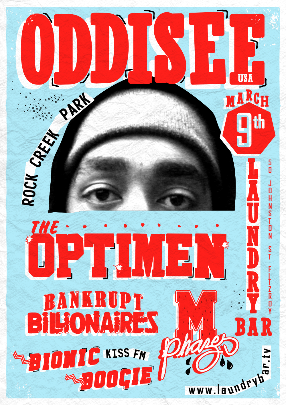 Oddisee - March 9 2012 - Laundry Bar - Poster