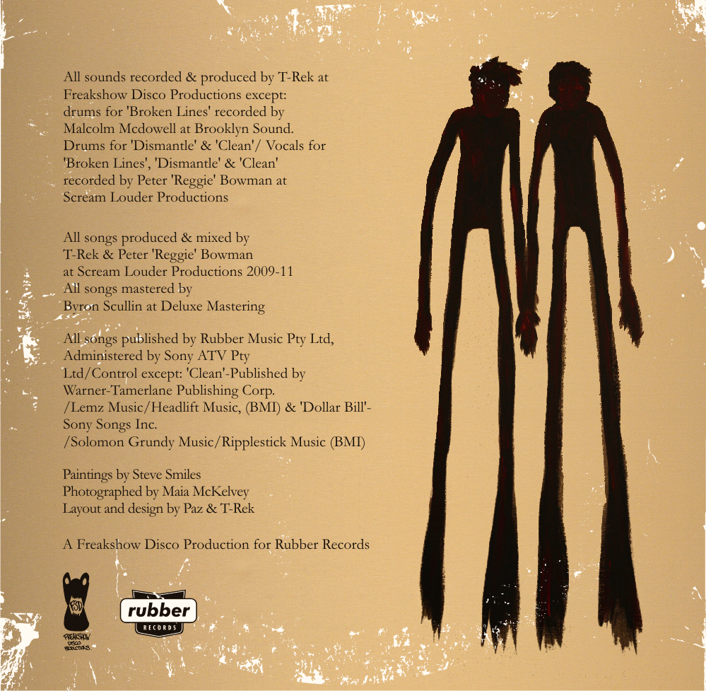 T-REK BROKEN LINES - Back Cover 2