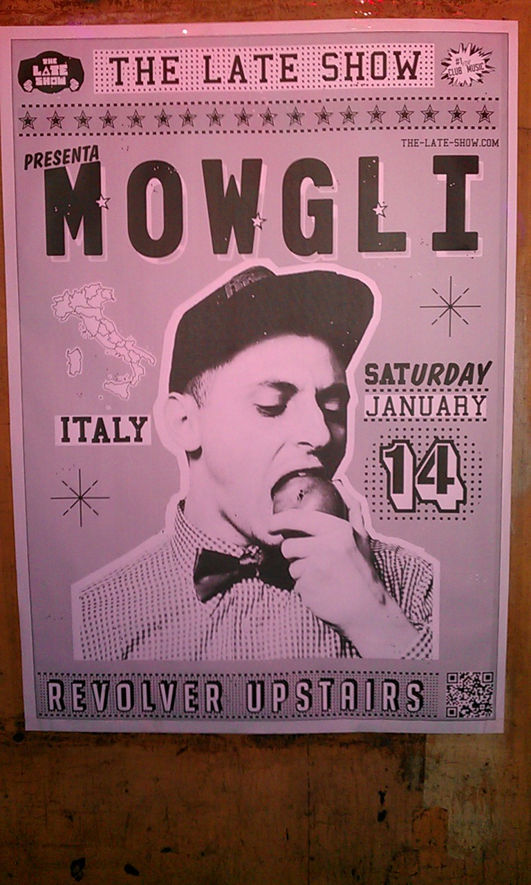 TLS - Mowgli - January 14th - 2012 - Revolver Upstairs - Poster